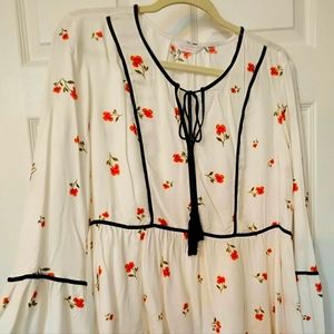 Ladies long sleeve baby doll top